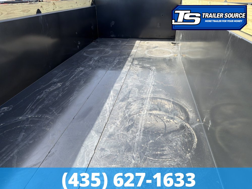 7x16 Diamond C LPT-GN 210 Gooseneck Dump Trailer - 32" Sides - 23K GVWR - Board Brackets, Hydraulic Jack(s)