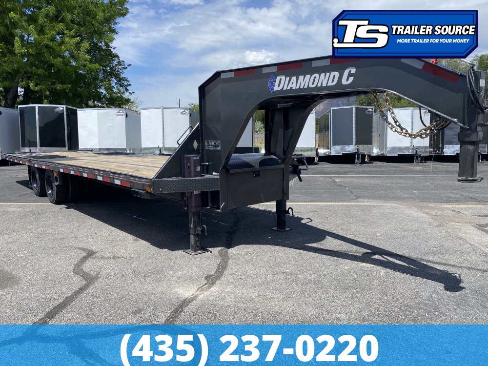 8.5x30 Diamond C FMAX 216 Equipment Trailer - 30K GVWR -