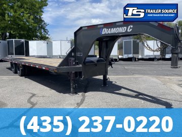 8.5x30 Diamond C FMAX 216 Equipment Trailer - 30K GVWR -