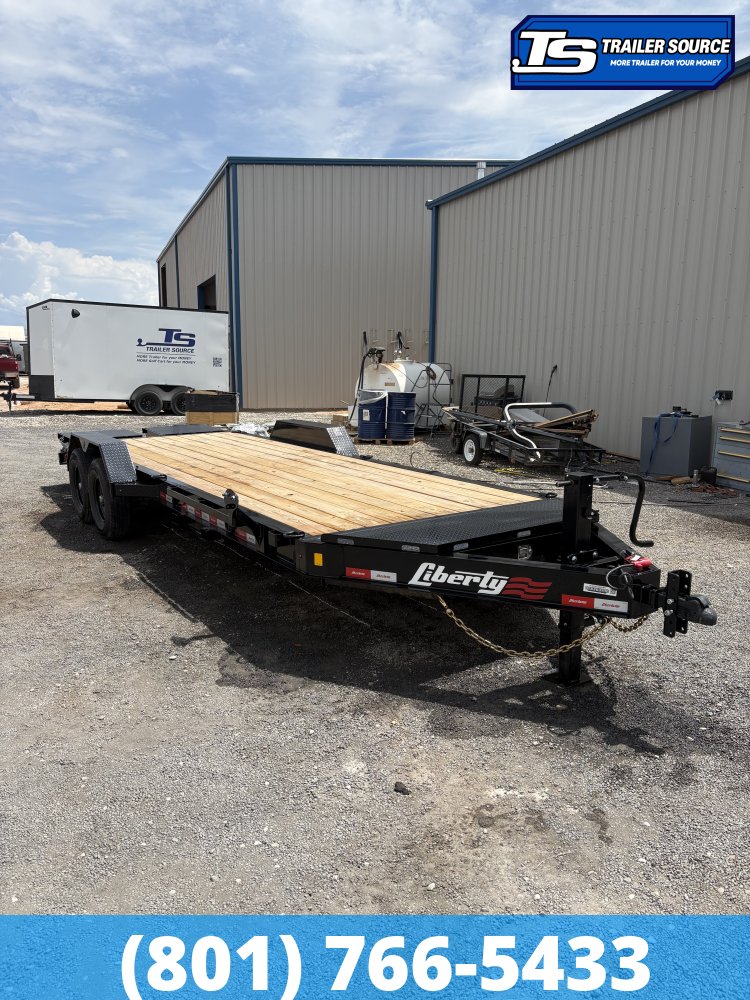 7x20 Liberty LE I-Beam Equipment Trailer - 15.4K GVWR - Detach and Defend Coupler