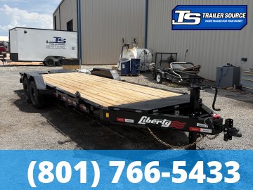 7x20 Liberty LE I-Beam Equipment Trailer - 15.4K GVWR - Detach and Defend Coupler