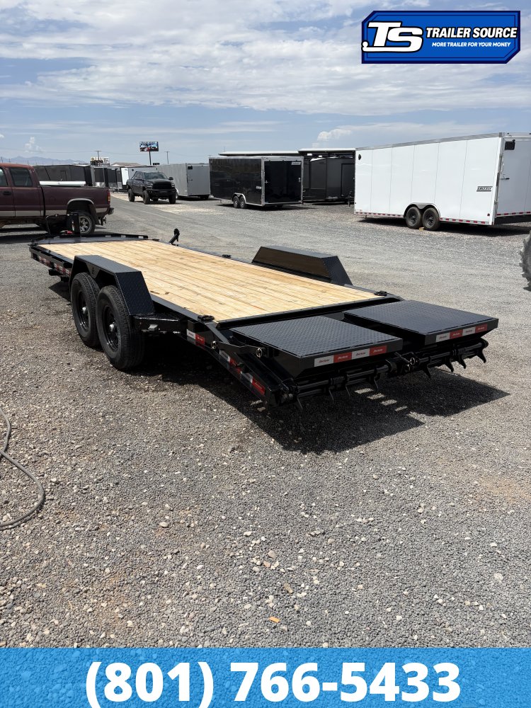 7x20 Liberty LE I-Beam Equipment Trailer - 15.4K GVWR - Detach and Defend Coupler