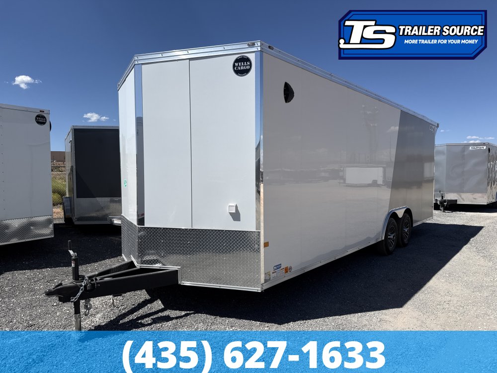 8.5x24 Wells Cargo Revv Enclosed Car Hauler Race