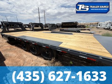 8.5x26 Lamar FA Gooseneck Deckover Tilt Trailer - 21K GVWR -