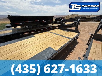 8.5x26 Lamar FA Gooseneck Deckover Tilt Trailer - 21K GVWR -