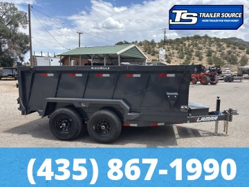 6.5x12 Lamar DM Dump Trailer - 36" Sides - 10K GVWR -