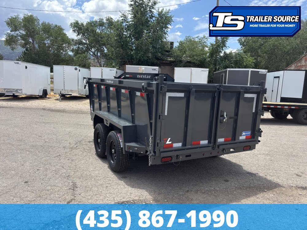 6.5x12 Lamar DM Dump Trailer - 36" Sides - 10K GVWR -