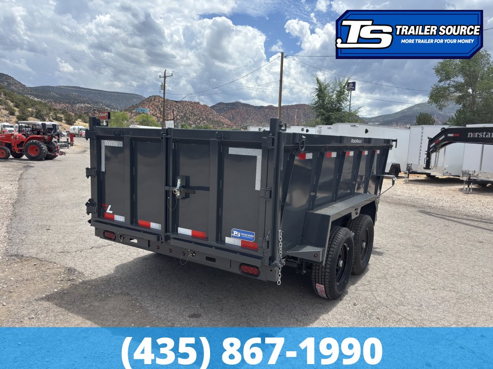 6.5x12 Lamar DM Dump Trailer - 36" Sides - 10K GVWR -