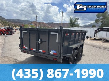 6.5x12 Lamar DM Dump Trailer - 36" Sides - 10K GVWR -