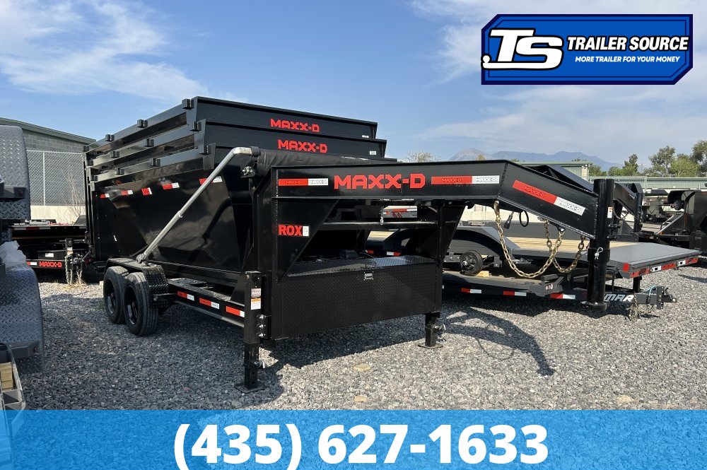 7x14 Maxx-D ROX Gooseneck Roll Off Trailer