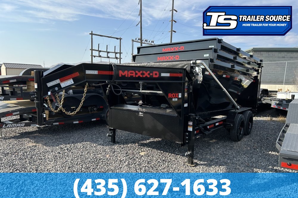 Maxx-D ROX Gooseneck 7x14 ft Roll Off Trailer  17.5K GVWR