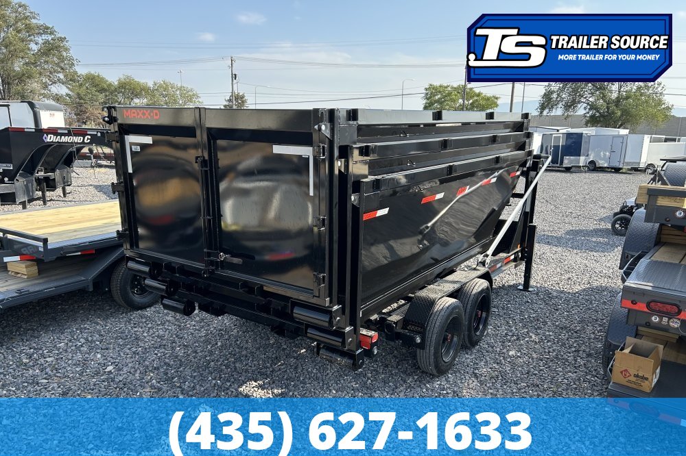 Maxx-D ROX Gooseneck 7x14 ft Roll Off Trailer  17.5K GVWR