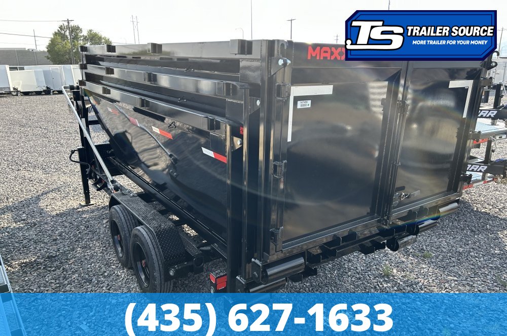 Maxx-D ROX Gooseneck 7x14 ft Roll Off Trailer  17.5K GVWR