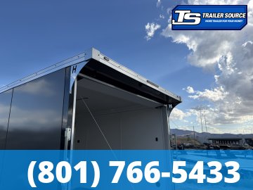 8.5x16 Haulmark Transport Canyon Edition Enclosed Cargo Trailer - 7'0" Interior - 7K GVWR - .080 PolyCor, Aluminum Outer Wheels, Dovetail, Protective Flooring, Ramp Door, Ramp Exte