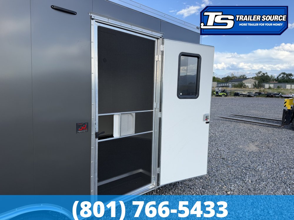 8.5x16 Haulmark Transport Canyon Edition Enclosed Cargo Trailer - 7'0" Interior - 7K GVWR - .080 PolyCor, Aluminum Outer Wheels, Dovetail, Protective Flooring, Ramp Door, Ramp Exte
