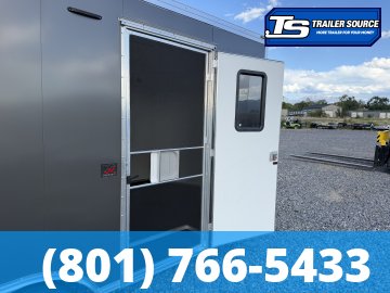 8.5x16 Haulmark Transport Canyon Edition Enclosed Cargo Trailer - 7'0" Interior - 7K GVWR - .080 PolyCor, Aluminum Outer Wheels, Dovetail, Protective Flooring, Ramp Door, Ramp Exte