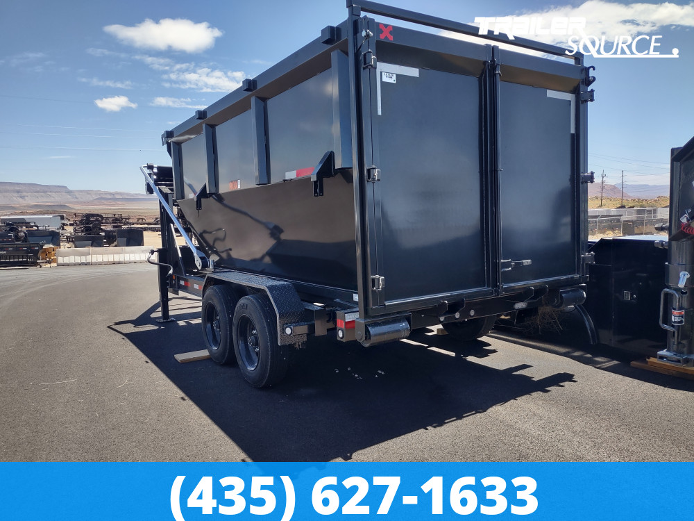 7x14 Maxx-D ROX Roll Off Dumpster Gooseneck 18K Utility