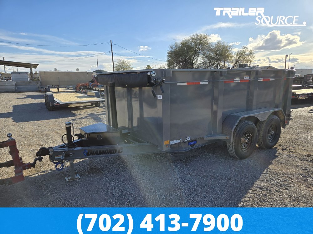 6.5x12 Diamond C MDT Medium Duty Telescopic Dump 10K 44" Sides Dump