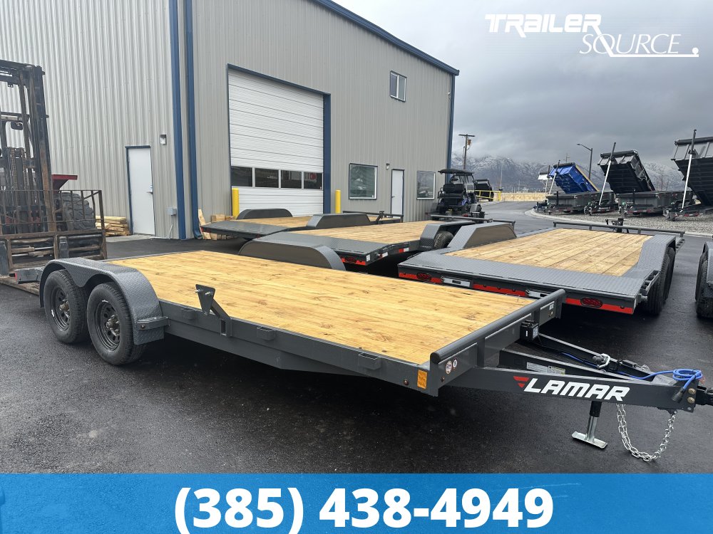 7x18 Lamar Car Hauler 18' 7K Bumper