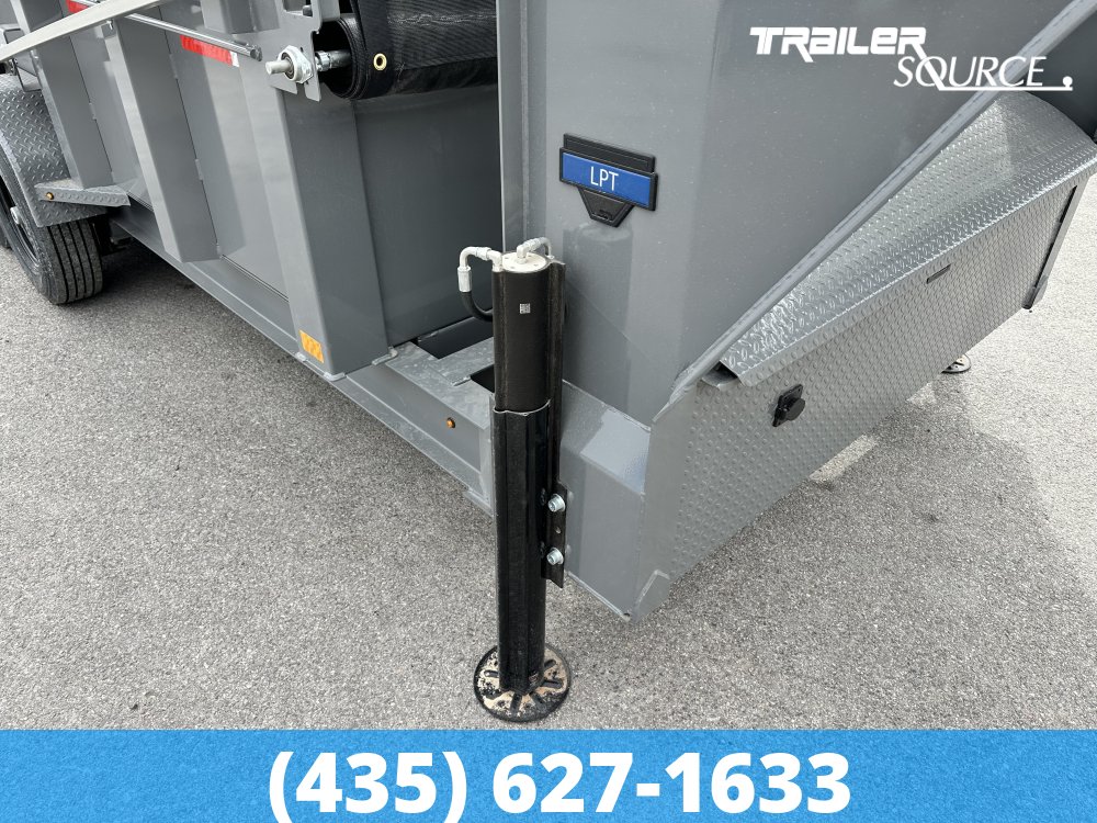 7x14 Diamond C LPT-GN Telescopic Dump Gooseneck 15K 32" Sides Dump
