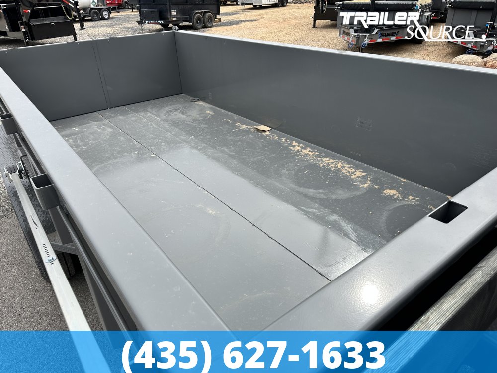 7x14 Diamond C LPT-GN Telescopic Dump Gooseneck 15K 32" Sides Dump