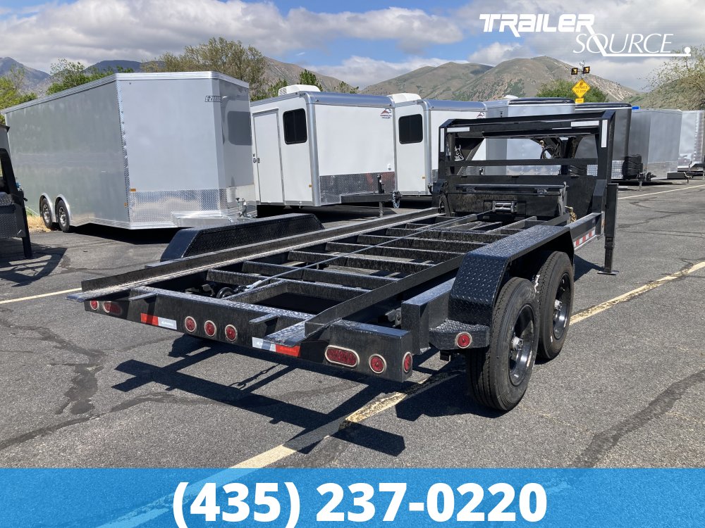 7x16 Iron Bull DBG Gooseneck Roll Off Roll Off Dumpster Gooseneck 16K Utility