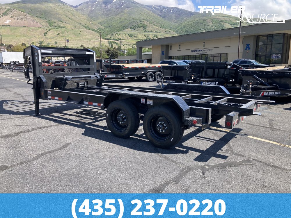 7x16 Iron Bull DBG Gooseneck Roll Off Roll Off Dumpster Gooseneck 16K Utility