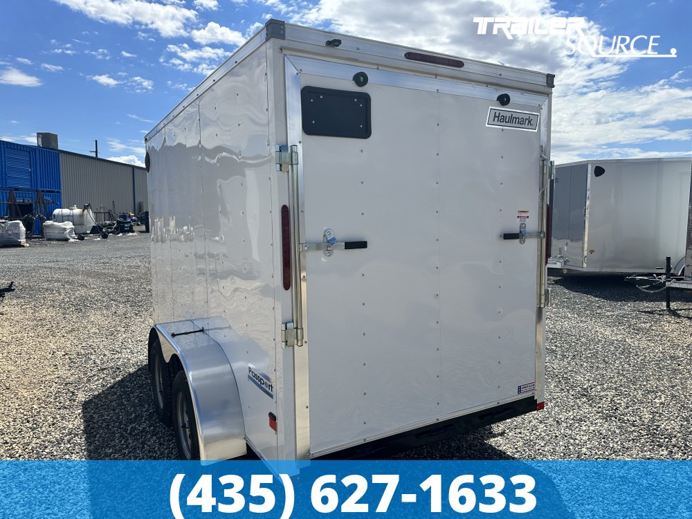 6x12 Haulmark Passport 6'6" Interior 7K Tandem Axle Enclosed Cargo Trailer