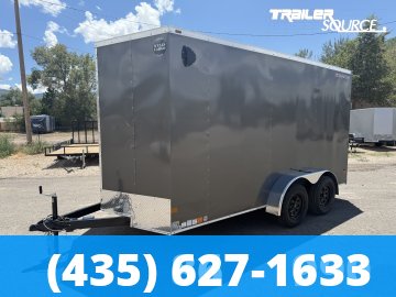 7x14 Wells Cargo Fast Trac Deluxe 7'0" Interior 7K Tandem Axle Enclosed Cargo