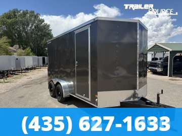 7x14 Wells Cargo Fast Trac Deluxe 7'0" Interior 7K Tandem Axle Enclosed Cargo