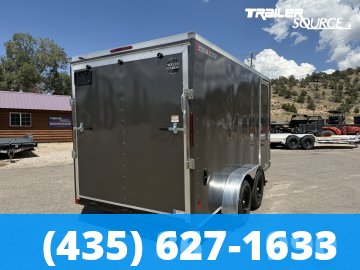 7x14 Wells Cargo Fast Trac Deluxe 7'0" Interior 7K Tandem Axle Enclosed Cargo