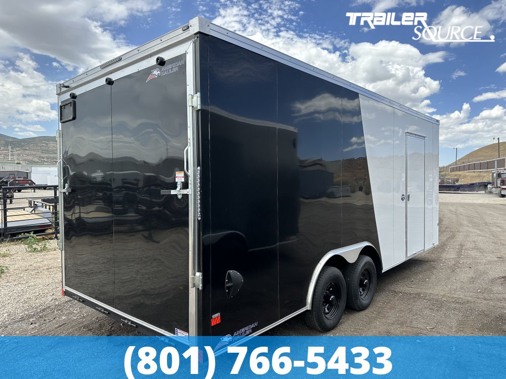8.5x20 American Hauler Night Hawk 7'6" 10K Tandem Axle Enclosed Cargo