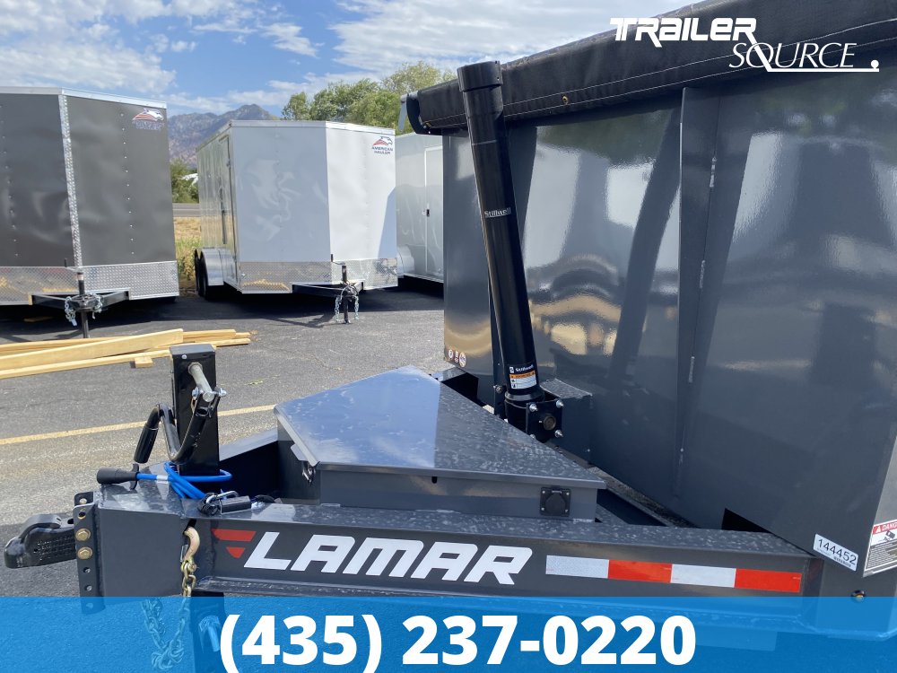 7x16Lamar DT Gooseneck  15680 Dump