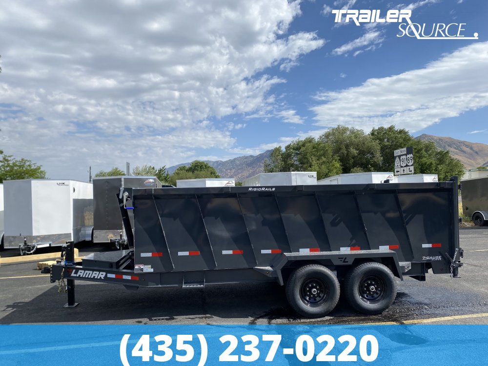 7x16Lamar DT Gooseneck  15680 Dump