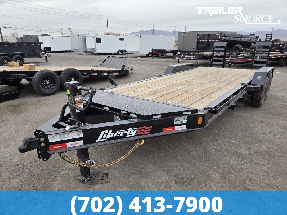 7x20 Liberty LE 15.4k Equipment Hauler I-Beam Frame