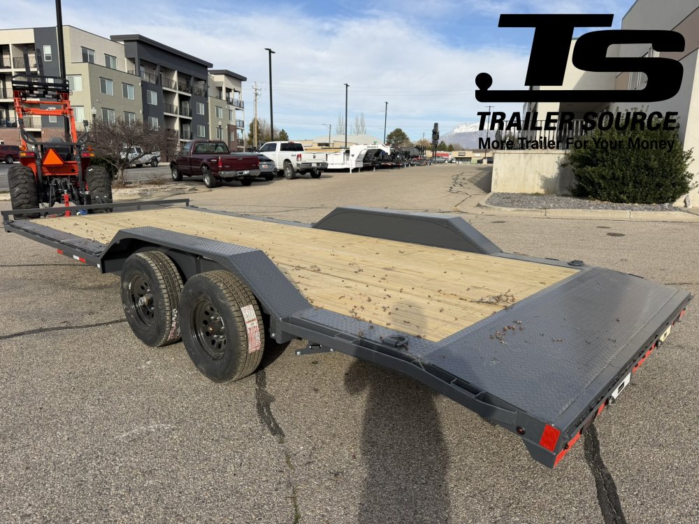 8.5x22 Lamar CC Flatbed Car Hauler Trailer - 10K GVWR