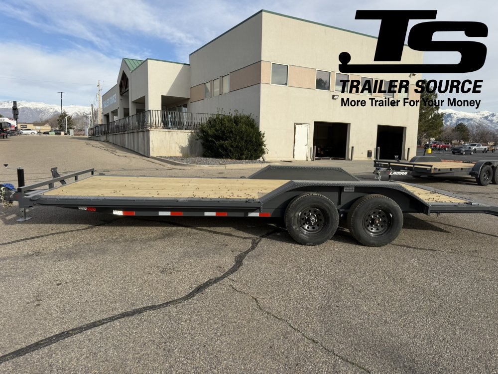 8.5x22 Lamar CC Flatbed Car Hauler Trailer - 10K GVWR