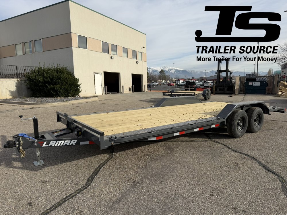 8.5x22 Lamar CC Wide Body w/ Drive Over Fenders Flatbed Car Hauler