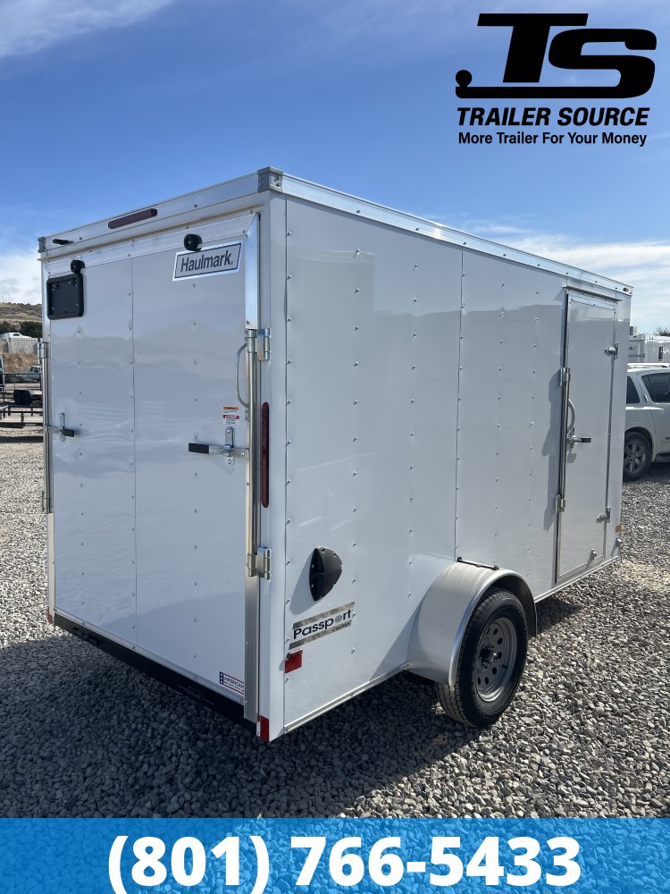 6x12 Haulmark Passport Enclosed Cargo Trailer - 6'6" Interior - 3.5K GVWR -