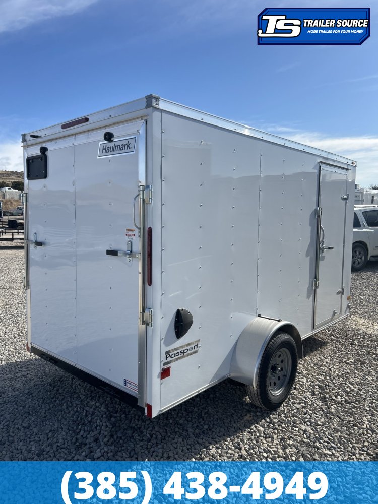 6x12 Haulmark Passport Enclosed Cargo Trailer - 6'6" Interior - 3.5K GVWR -