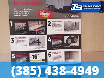 6x12 Haulmark Passport Enclosed Cargo Trailer - 6'6" Interior - 3.5K GVWR -