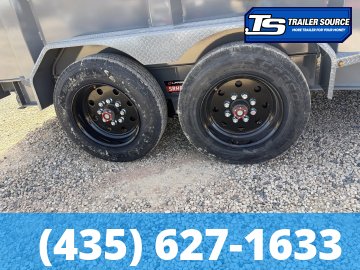 7x14 Diamond C LPT 208 Dump Trailer - 32" Sides - 18K GVWR - Board Brackets