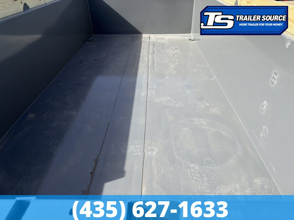 7x14 Diamond C LPT 208 Dump Trailer - 32" Sides - 18K GVWR - Board Brackets