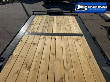8.5x24 Lamar CC Wide Body w/ Drive Over Fenders Flatbed Car Hauler Trailer - 10K GVWR - D-Rings