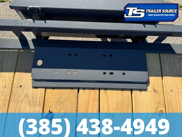 8.5x24 Lamar CC Wide Body w/ Drive Over Fenders Flatbed Car Hauler Trailer - 10K GVWR - D-Rings