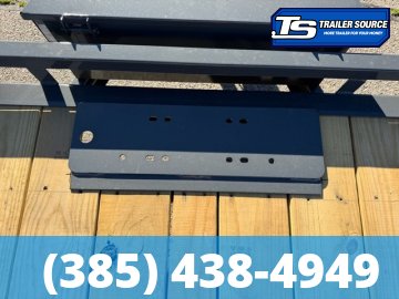 8.5x24 Lamar CC Wide Body w/ Drive Over Fenders Flatbed Car Hauler Trailer - 10K GVWR - D-Rings