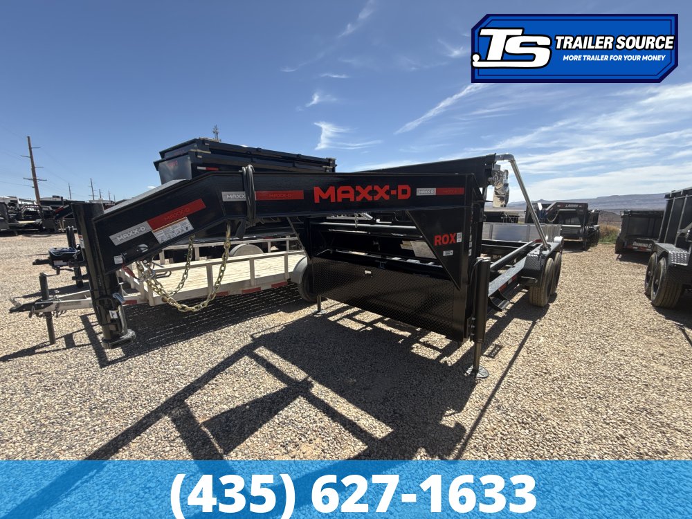 7x14 Maxx-D ROX Gooseneck Roll Off Trailer