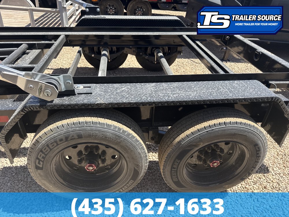 Maxx-D ROX 7x14 ft Roll Off Trailer  18K GVWR Electric Tarp, Hydraulic Jack(s)