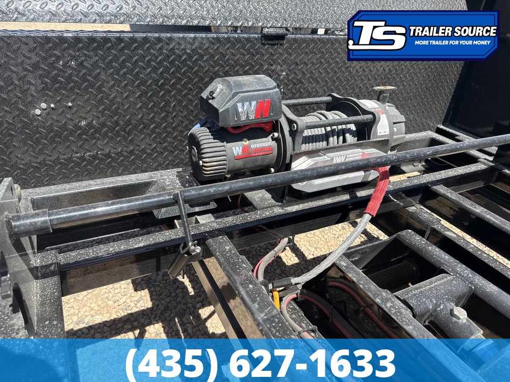 Maxx-D ROX 7x14 ft Roll Off Trailer  18K GVWR Electric Tarp, Hydraulic Jack(s)