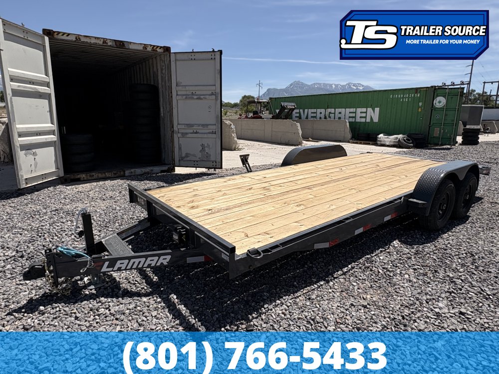 7x20 Lamar CC Flatbed Car Hauler